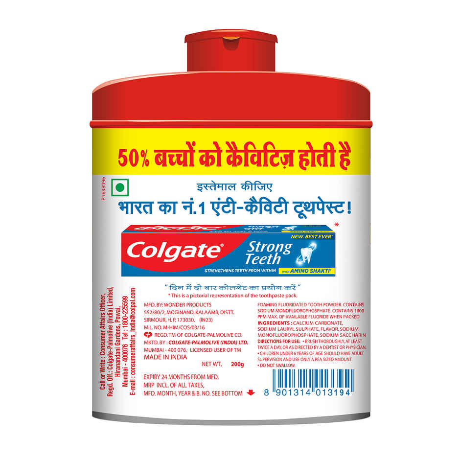 Colgate Toothpowder with Calcium and Minerals Anti Cavity
