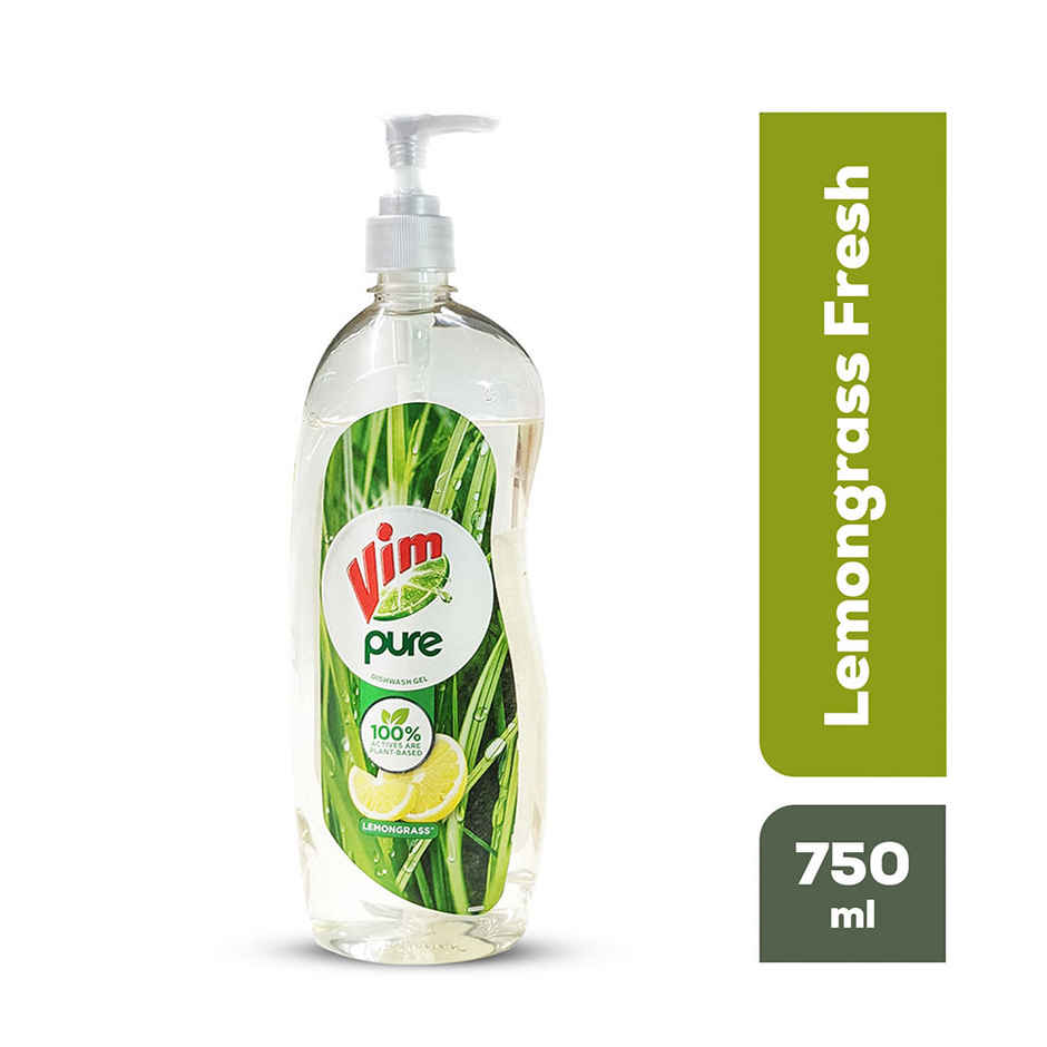 Vim Pure Lemongrass Fresh Dishwash Liquid