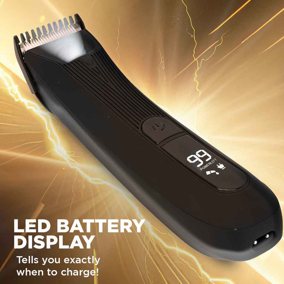 Bombay Shaving Company Intimate Body Groomer for Men | with LED light | Type C Trimmer