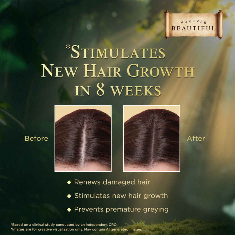 Himalaya Ayurveda Secrets Hair Growth Oil with Bhringraj, Hibiscus & Curry Leaf