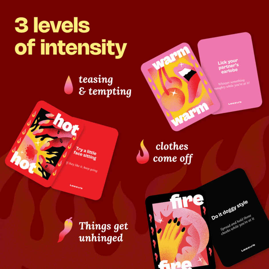 Leezu'S Extremely Naughty Cards Adult Game (1pc) & Leezu'S Lipstick Bullet Personal Massager For Women (1pc) Combo