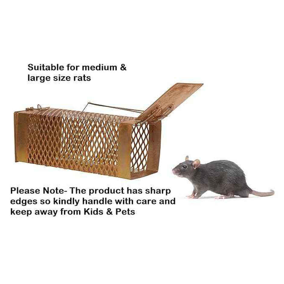 Chipku Medium Size Rat/Mouse Trap Cage For Home, Kitchen & Garden| Reusable Rat Trap