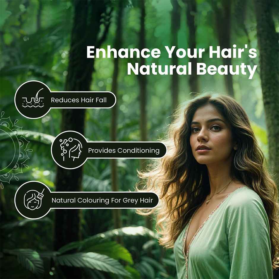 Patanjali Kesh Kanti Herbal Mehandi Fresh Henna Powder for Natural Hair Colour