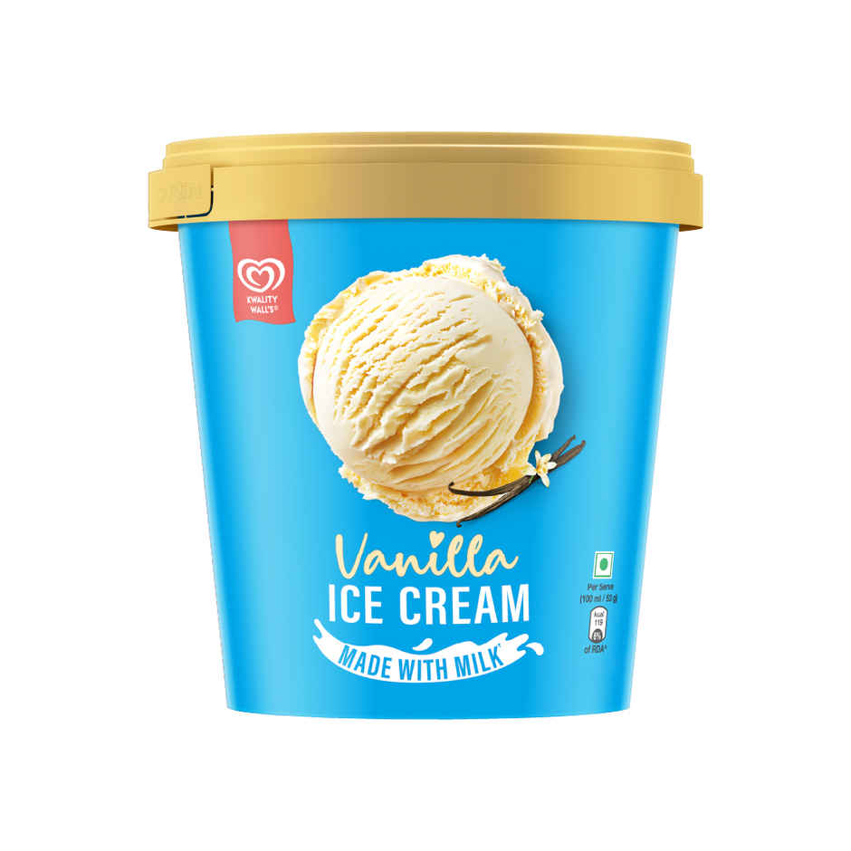 Kwality Wall's Vanilla Ice Cream Tub