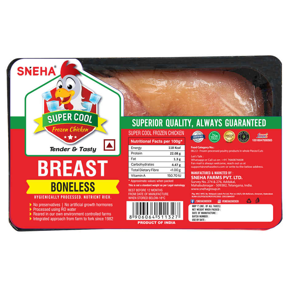 Sneha Supercool Fz Breast Boneless