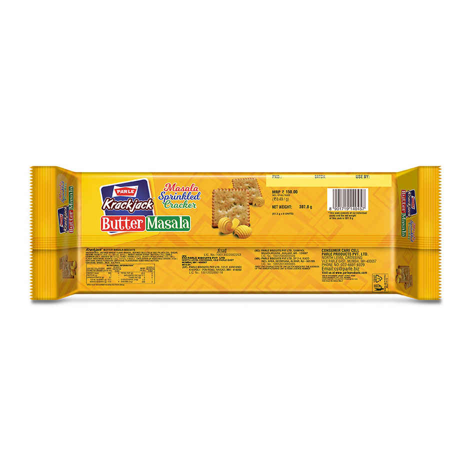 Parle Krackjack Butter Masala Sprinkled Biscuits