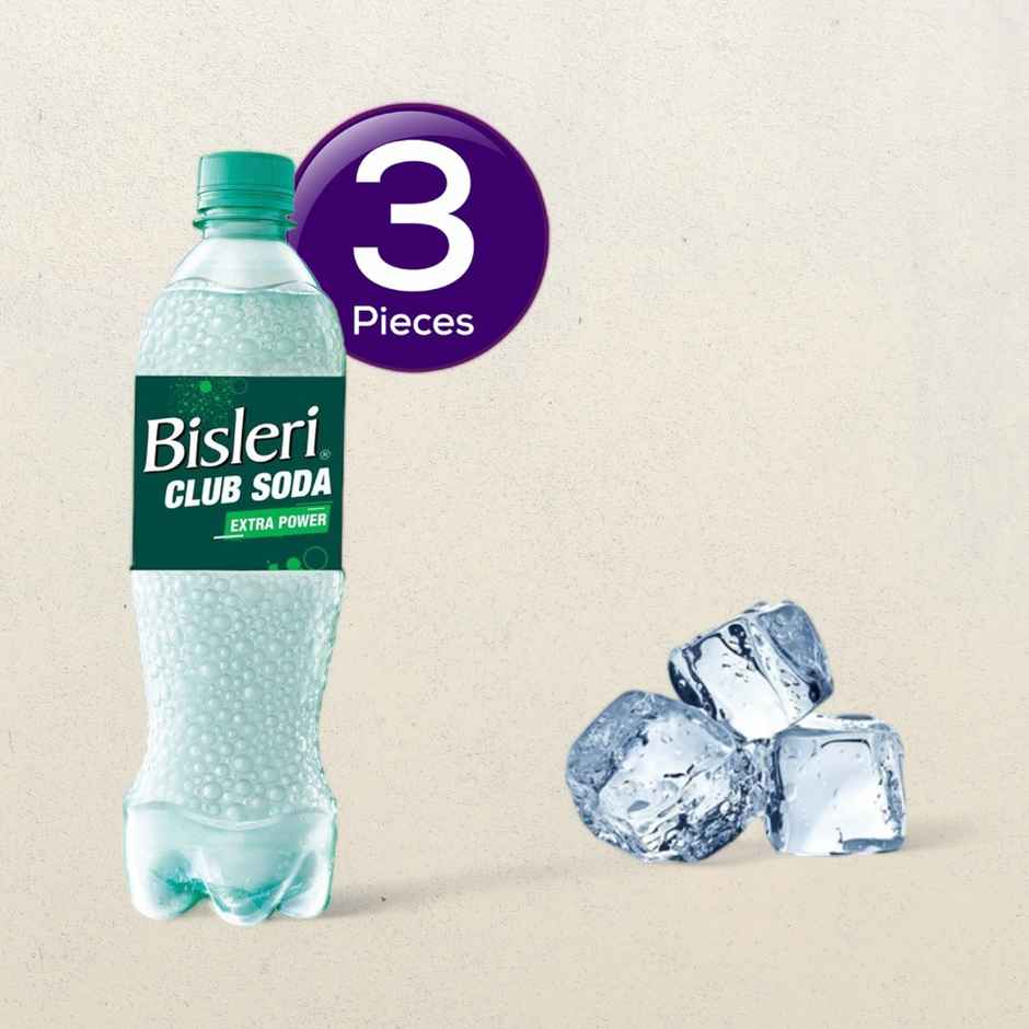 Bisleri Club Soda(750 ml) & Ice Cubes(1 kg) Combo