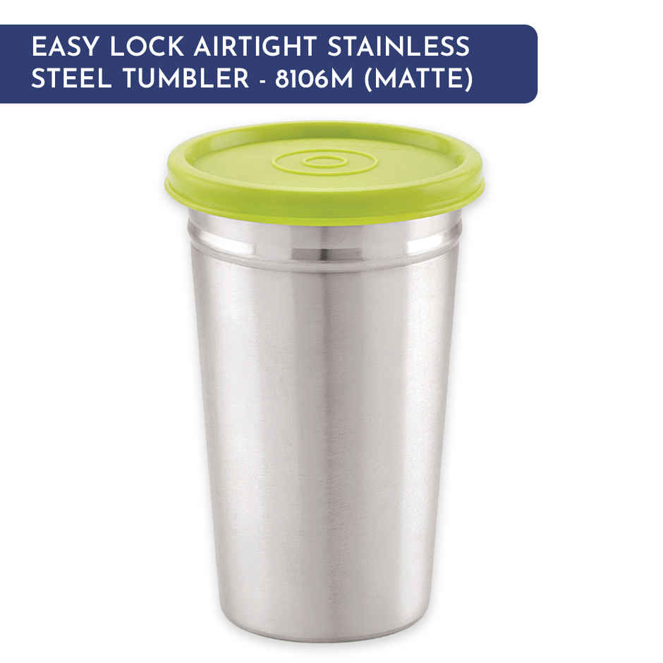 Magnus Easy Lock Tumbler | 350 ml | 100% Spill-Proof & Airtight Stainless Steel Tumblers