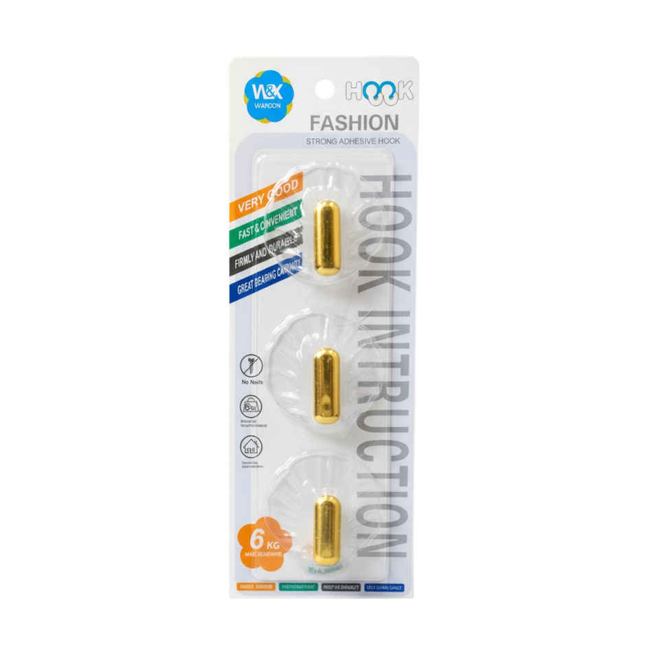 SE7EN Premium Wall Kitchen Hook Pack of 3 - E