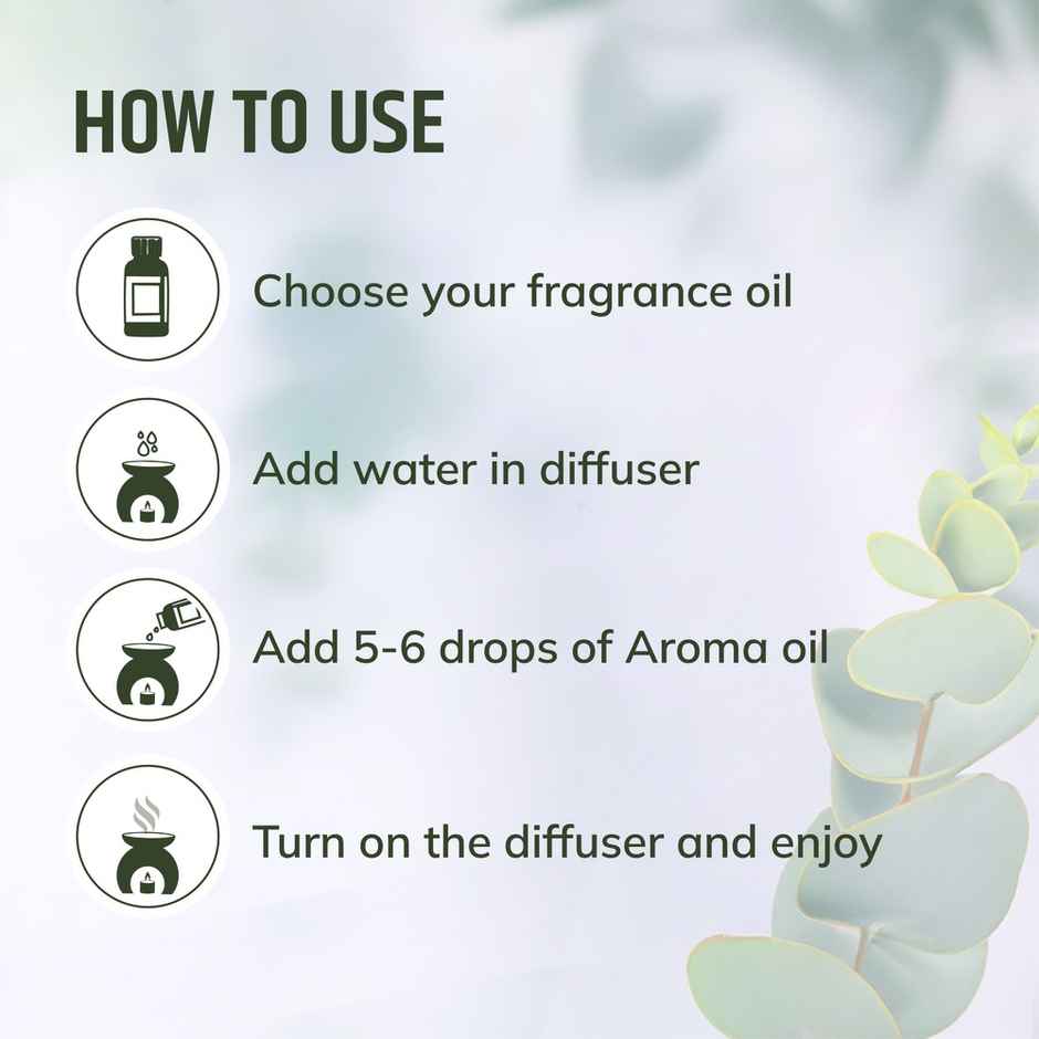 Aromahpure Fragrance Oil | Eucalyptus Aroma Oil for Home Fragrance