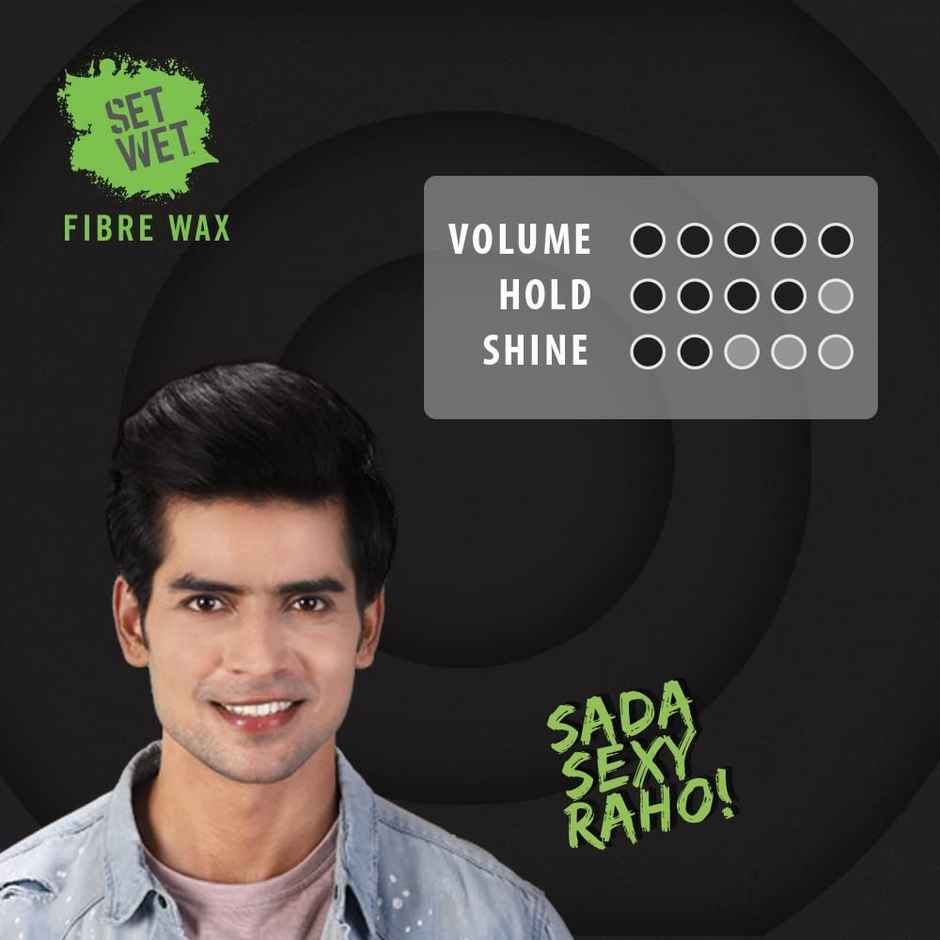 Set Wet Fibre Wax For Extra Hair Volume, Strong Hold