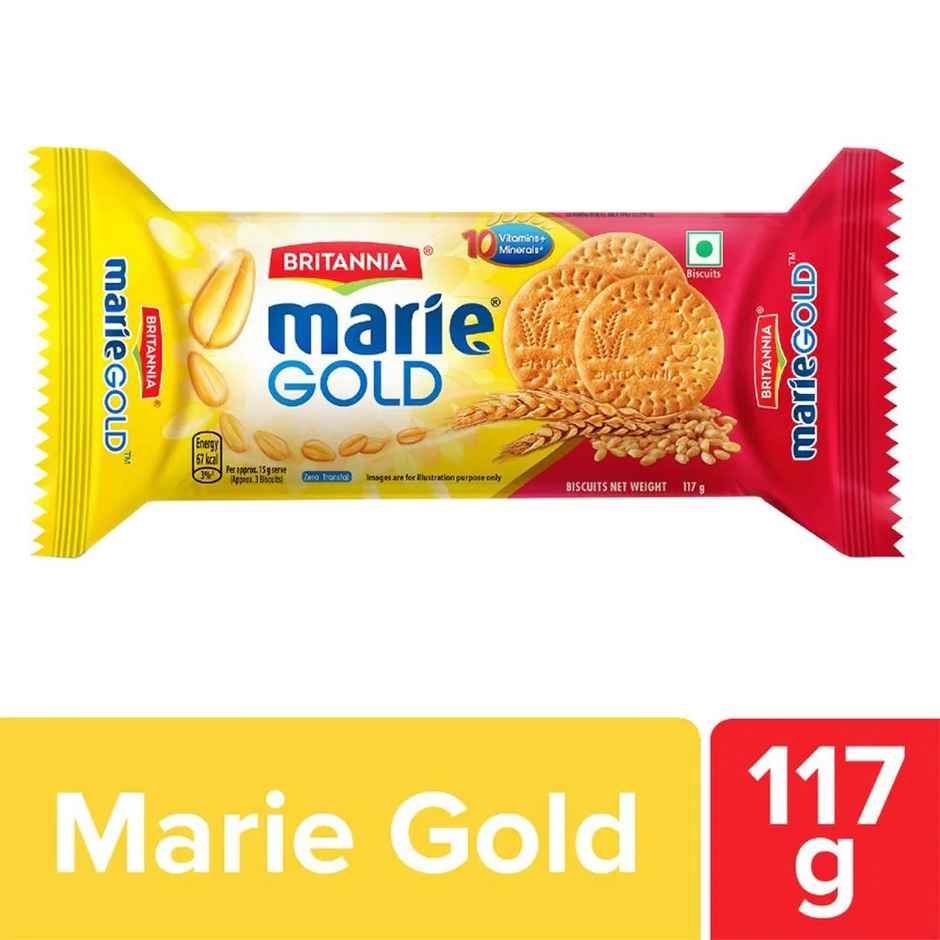 Britannia Marie Gold Biscuits Plain Combo | Trans Fat-free