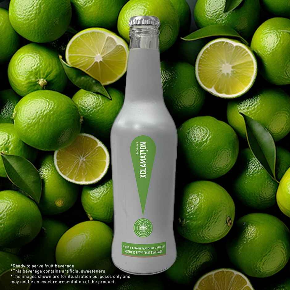 Xclamation Lime & Lemon | Mojito No Added Sugar Cocktail & Mocktail Mixer