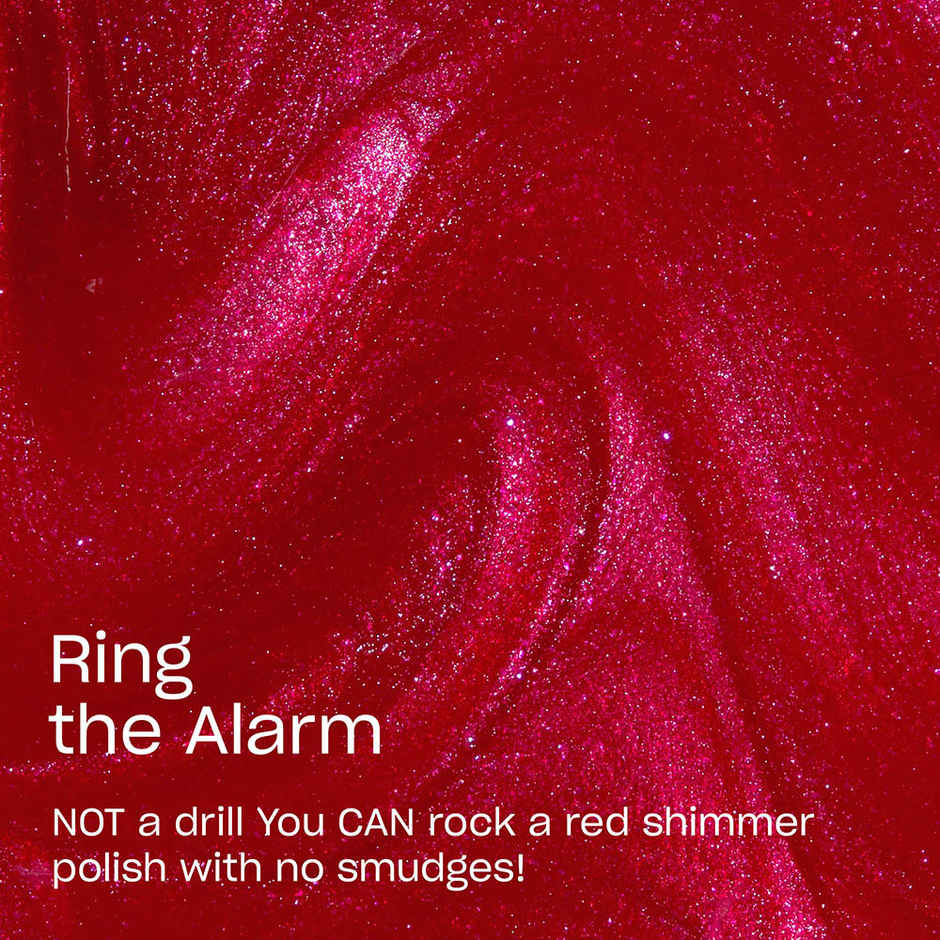 OPI Rapidry Nail Polish Ring The Alarm Pinkish Red Quick Dry Smudge Proof