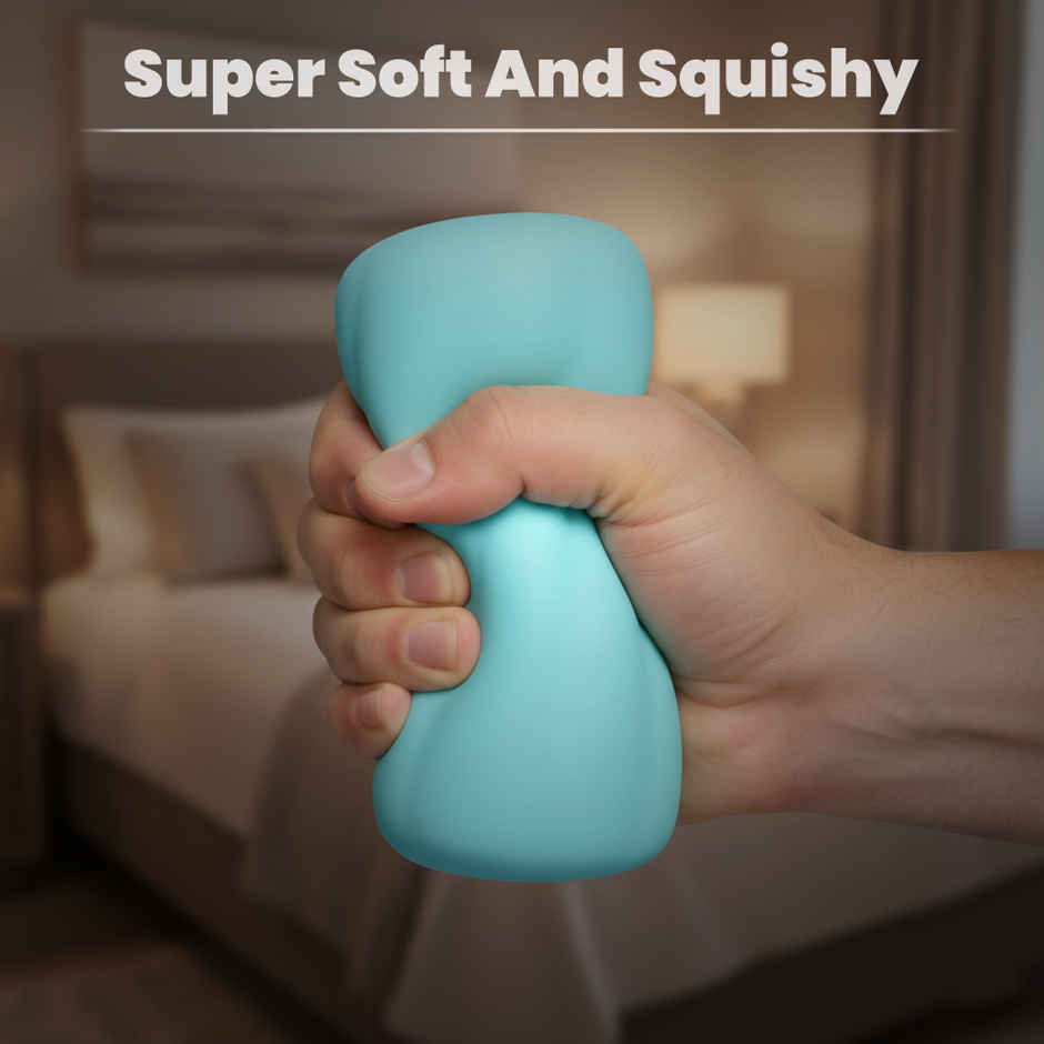 Qibox Men's Portable Personal Massager Soft Silicone Design Compact and Travel Friendly