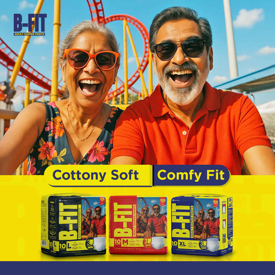 B-FIT Adult Diaper Pant | Regular Type | XL | 30 - 56 inch
