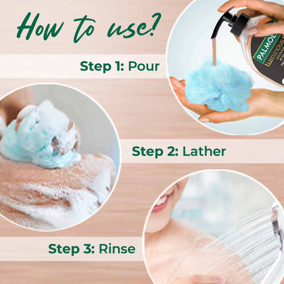 Palmolive Fig With White Orchid Luminous Oils Shower Gel