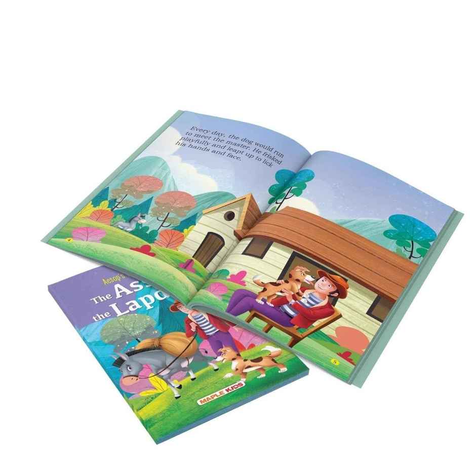 Story Book for Kids (Set of 10 Books) - Aesop's Fables - Moral Stories - 3 Years to 10 Years old