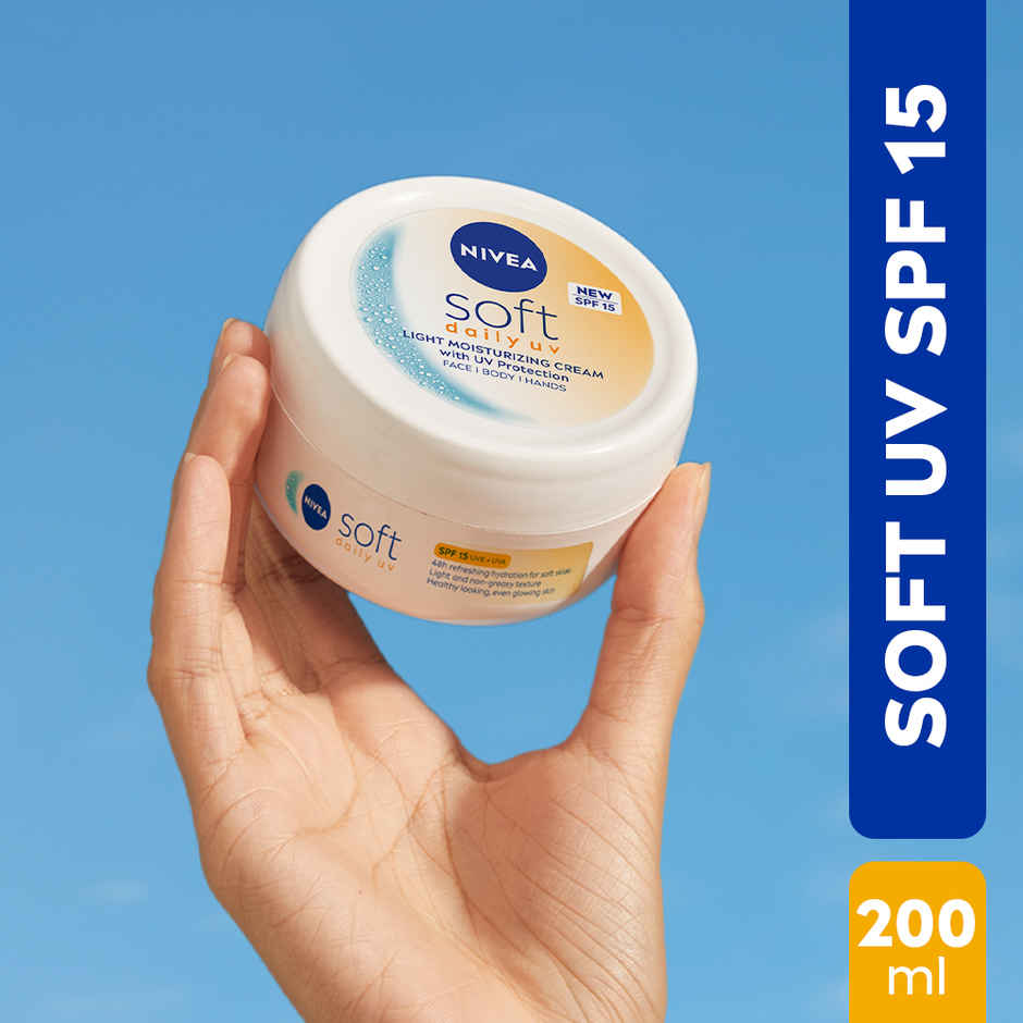 Nivea Soft Daily UV Light Moisturising Cream With SPF-15