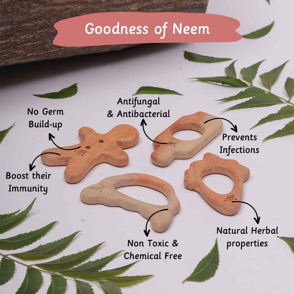 Ariro Toys Wooden Teethers - Treats