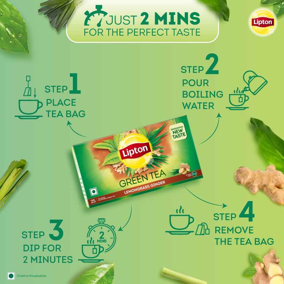 Lipton Lemongrass Ginger I Tasty Green Tea