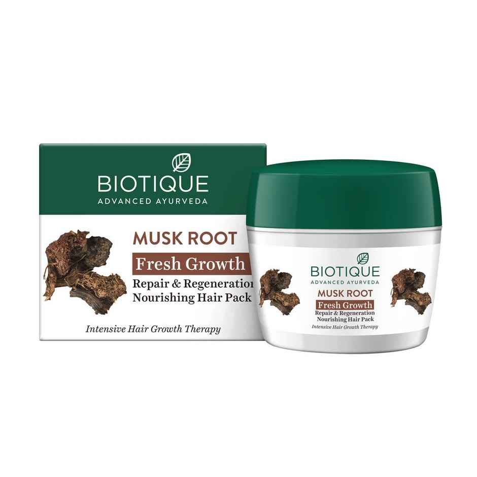 Biotique Musk Root Fresh Growth Repair & Regeneration Hair Pack