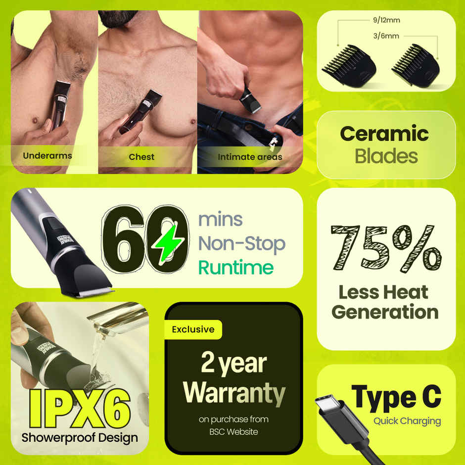 Bombay Shaving Company Body Groomer | Type C