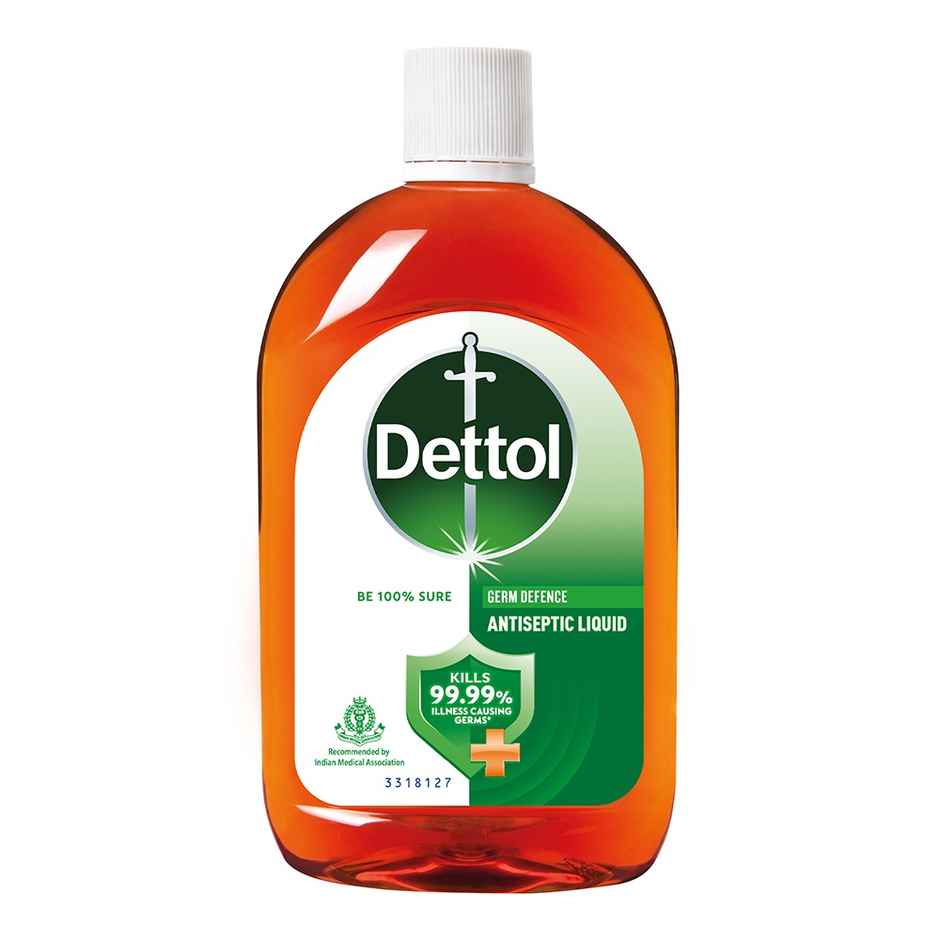 Dettol Antiseptic Liquid For First Aid | Surface Disinfection And Personal Hygiene (750ml) & Lizol Citrus Floor Cleaner Liquid (1L) Combo