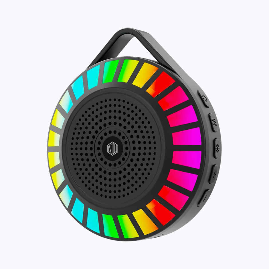 Nu Republic Sonicpop 50 With 14 Hrs Playtime, RGB Led Lights, 5W Output Bluetooth Wireless Speaker (Black)