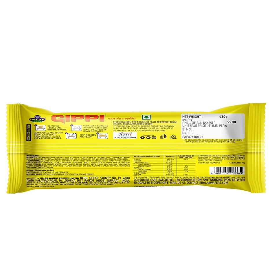 Balaji Gippi Masala Noodles