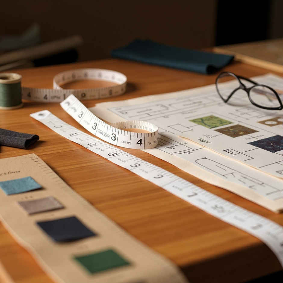 SE7EN Tailor Tape Measure Tailoring Tape - 1.5 m (Colour May Vary)