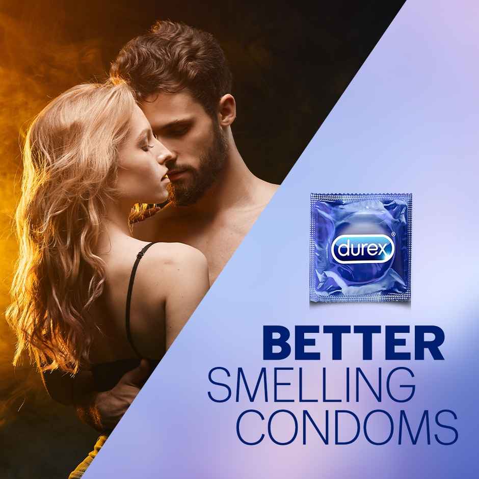 Durex Intense Condoms for her - Three Count Dotted and Ribbed condom with Desirex gel(3pc), Durex Air Ultra Thin Condoms(3pc) & Durex Condoms Mutual Climax(3pc) Combo