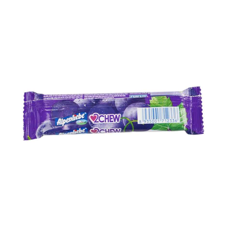 Alpenliebe 2chew Grape Flavoured Soft Toffee