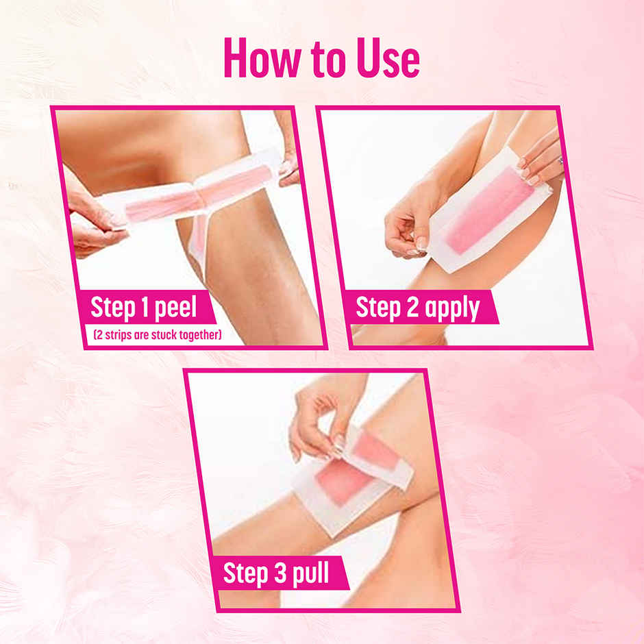 Veet Professional Waxing Strips Kit For Sensitive Skin | 8 Strips