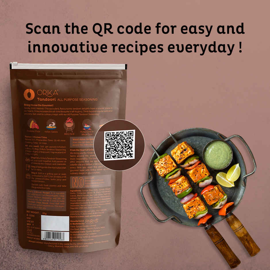 Orika Veg Tandoori Marinade Masala (For Paneer & Chicken)