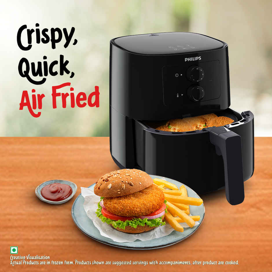 Mccain Veggie Burger Patty | Ready To Cook (360g) & Mccain Fries Fun Pack (90g) Combo