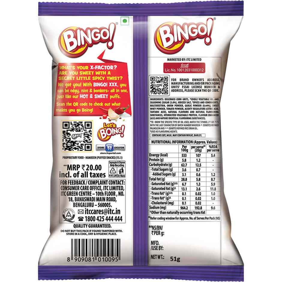Bingo! XXX Chilli Cheese