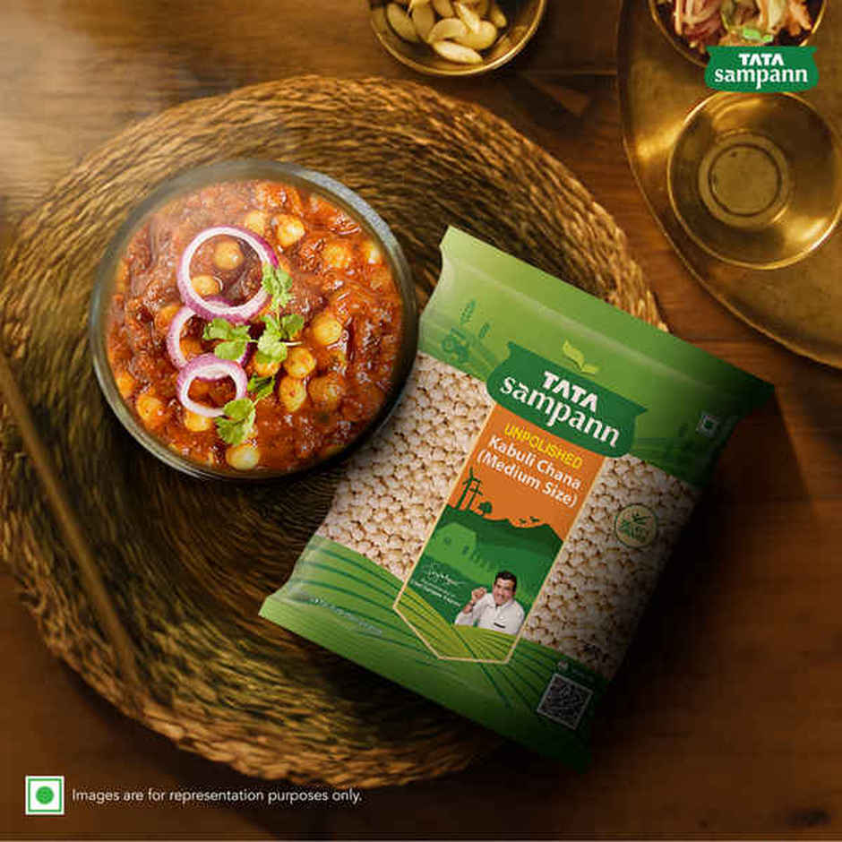 Tata Sampann Unpolished Kabuli Chana | Medium Size