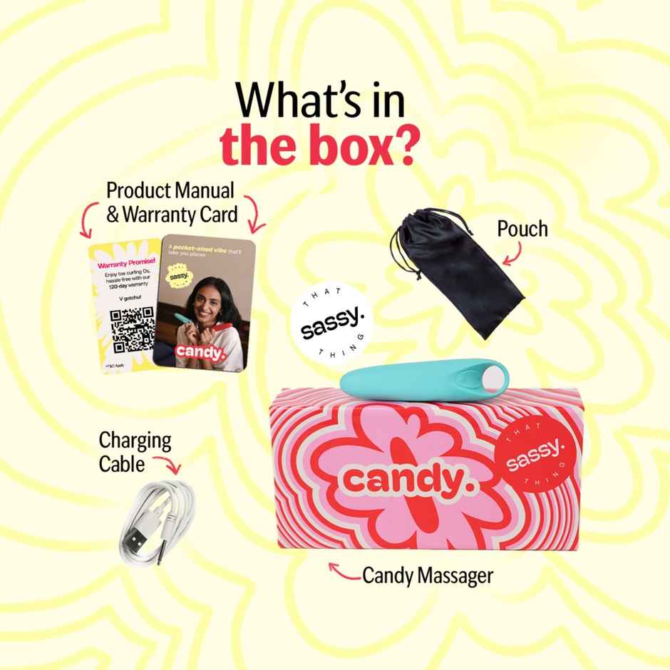 That Sassy Thing Candy Personal Massager For Women | Bubbly Blue