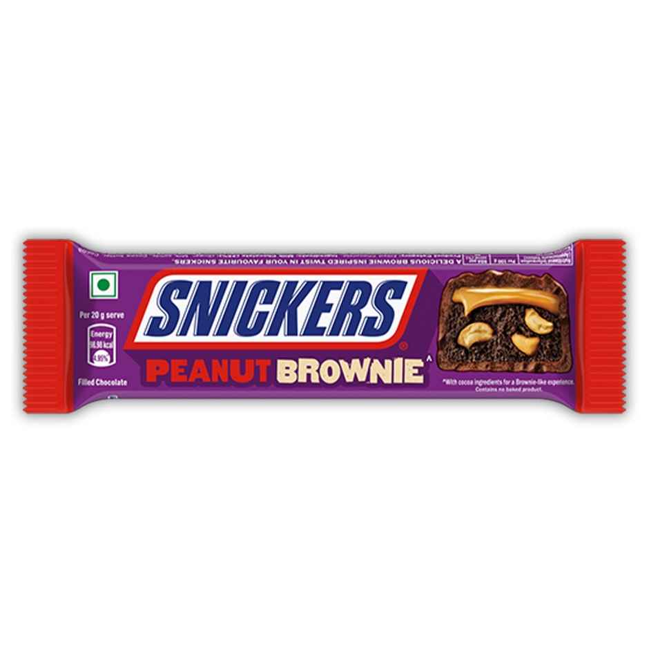 Snickers Peanut Brownie Chocolate Bar | Loaded with Brownie, Peanuts & Caramel