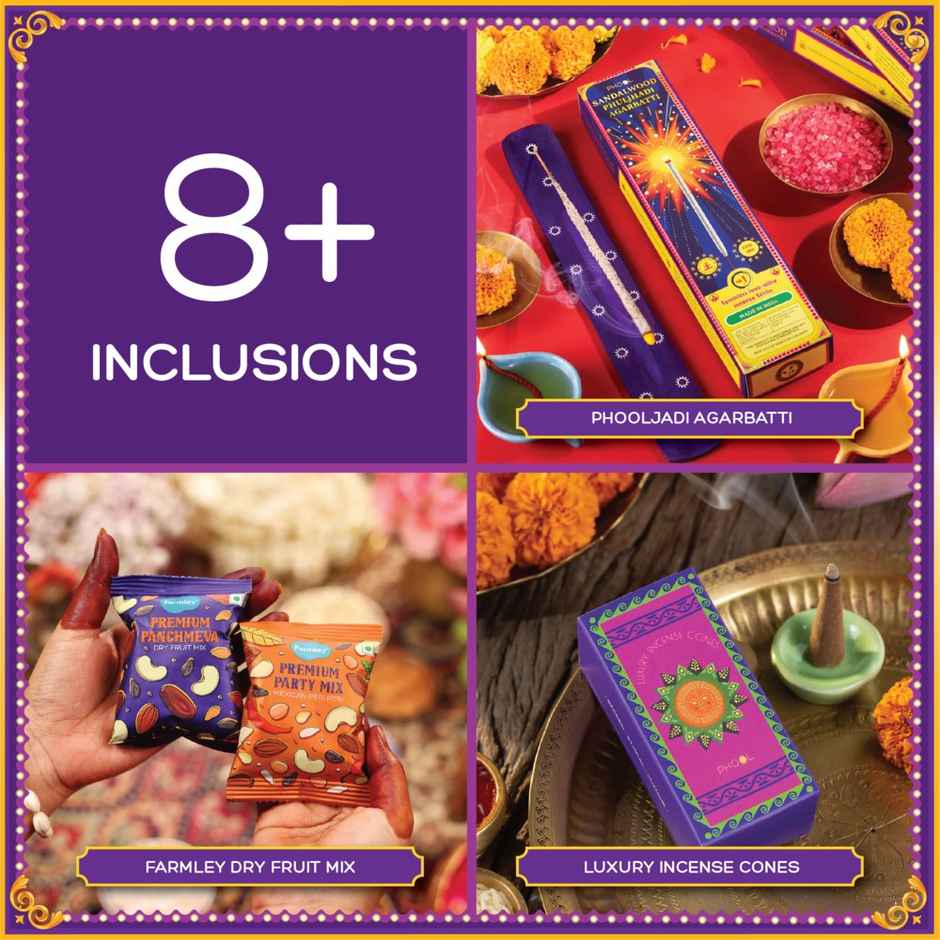 Phool Shubh Deepawali Gift Box | Diwali Gift Hamper