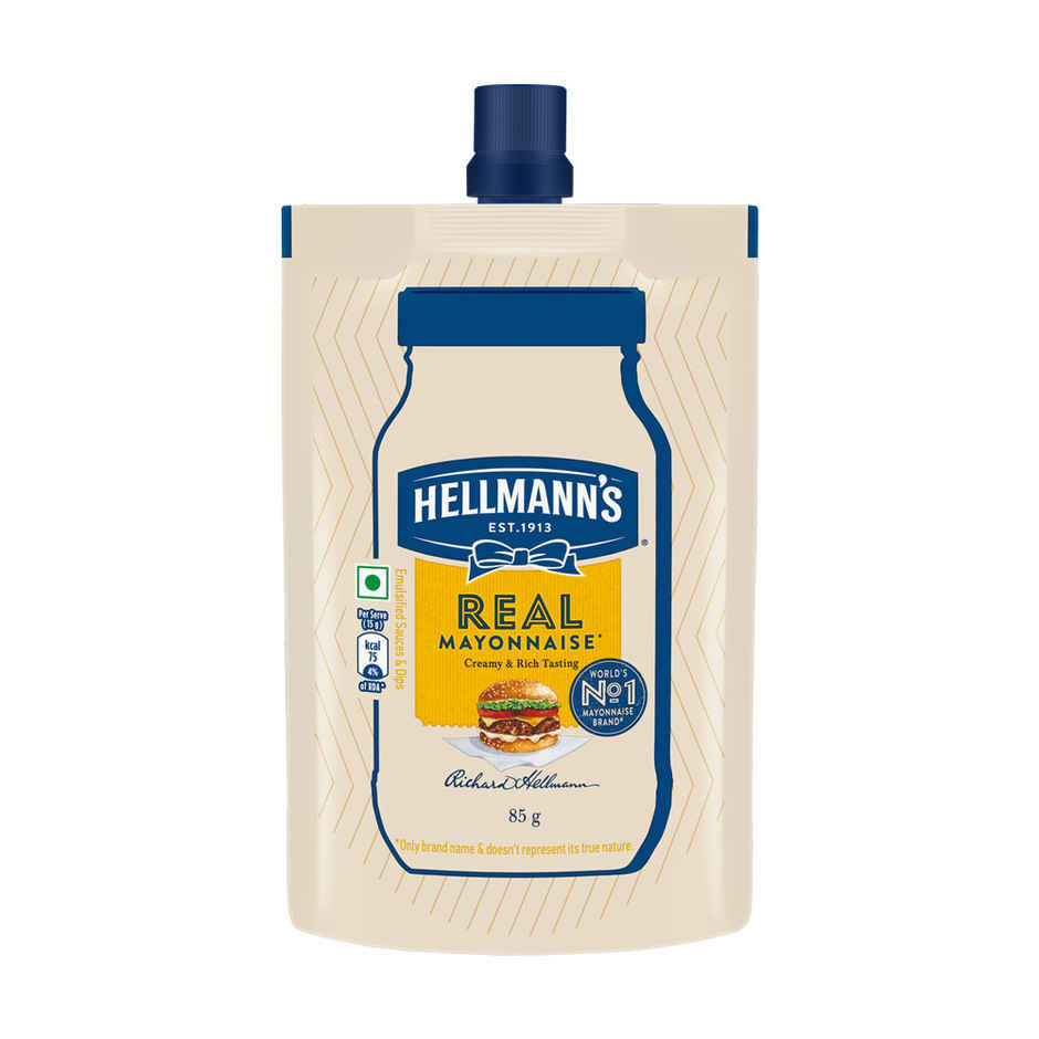 Hellmann's Veg Mayonnaise(85gms) & Doritos Nacho Chips - Cheese Flavour(153gms) Combo