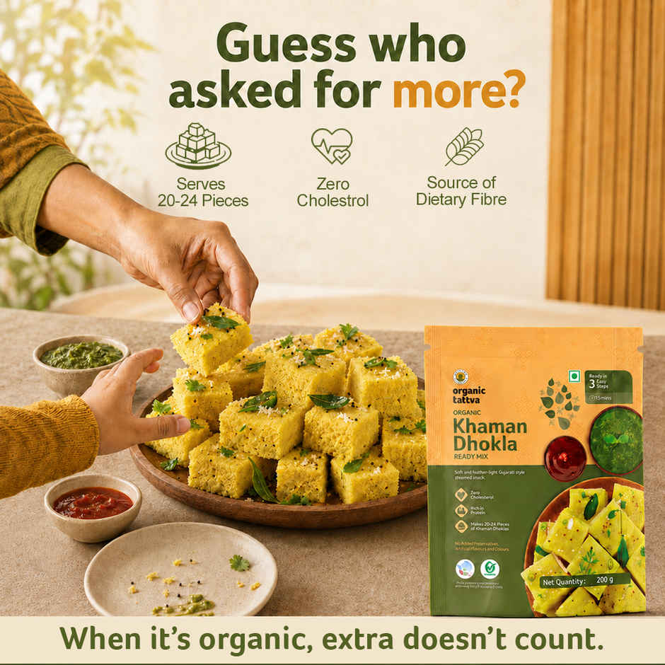 Organic Tattva Khaman Dhokla Ready Mix