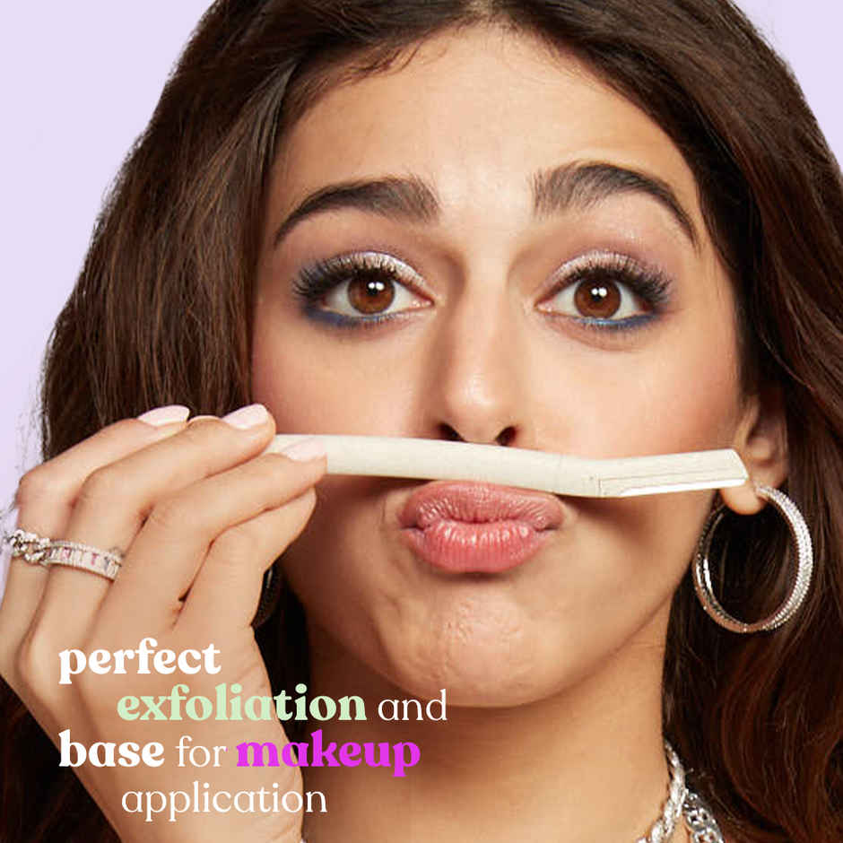 Bombae Biodegradable Face And Eyebrow Razor For Women| Reusable| 3 Pieces