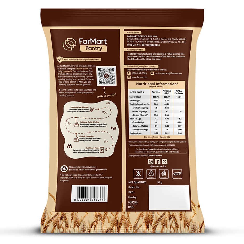 FarMart Pantry Premium Sharbati Atta