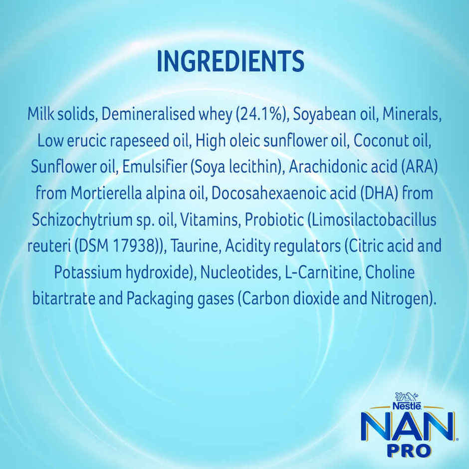 Nestle NAN PRO Stage 1 Infant Formula | 0 - 6 M