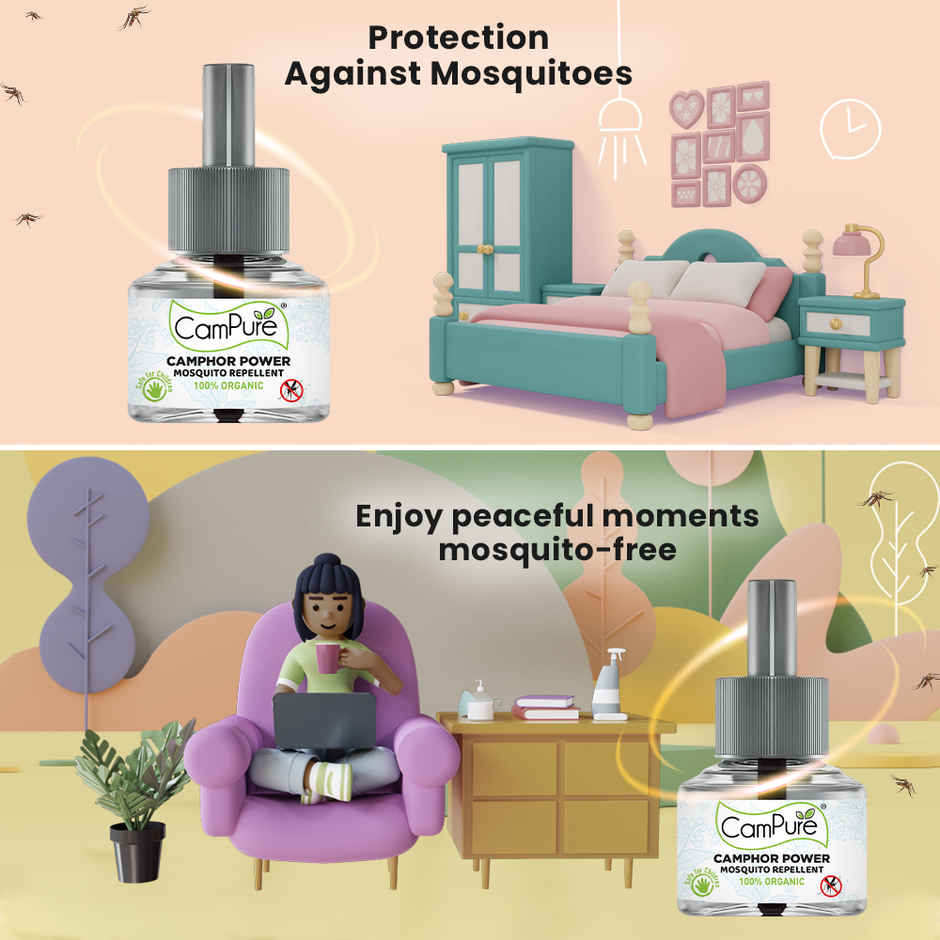 Campure Camphor Mosquito Repellent Refill