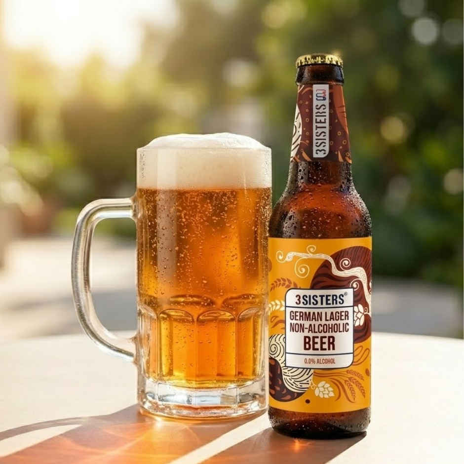 3 Sisters Malt Beer | German Lager Non Alcoholic 