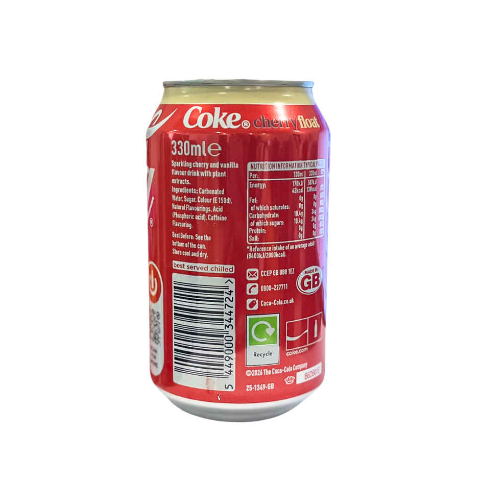 Coca-Cola Cherry Float Soft Drink