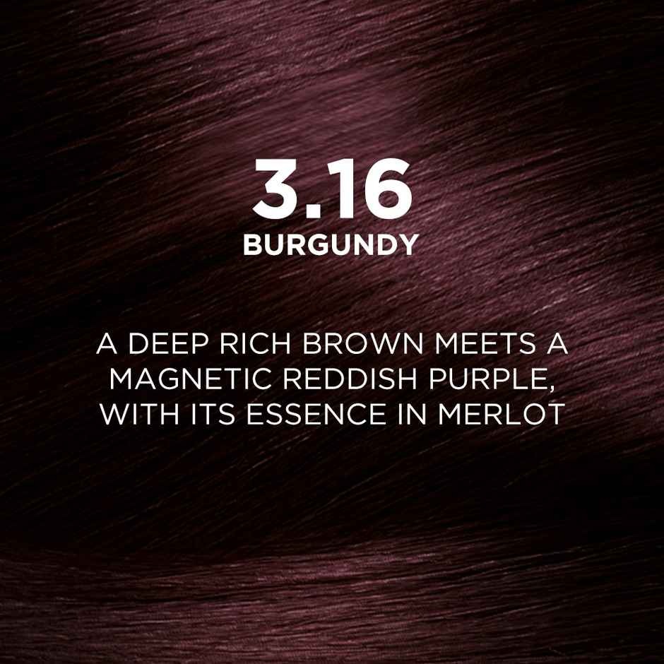 L'Oreal Paris Excellence Creme Hair Color 3.16 Burgundy